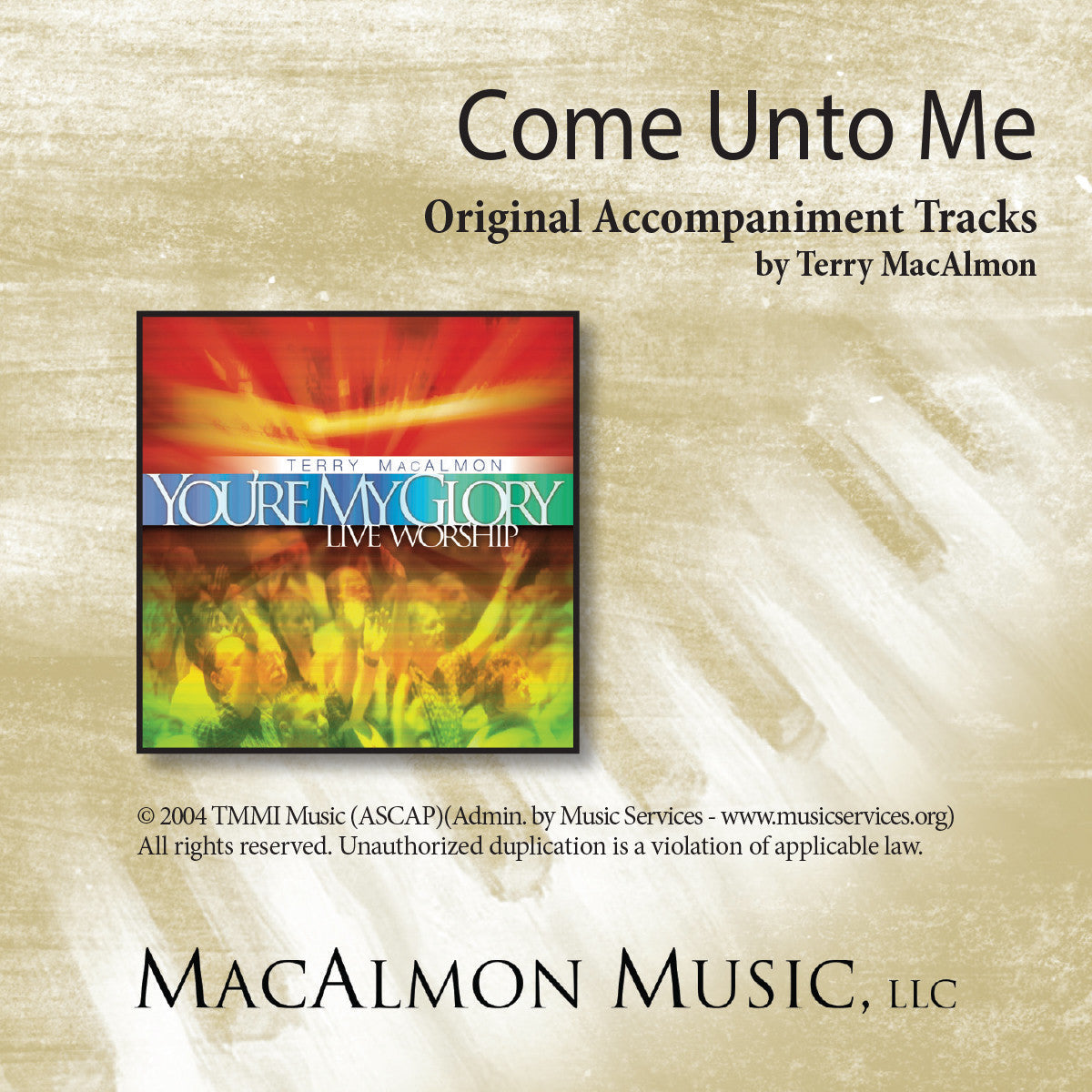 'Come Unto Me' - Terry MacAlmon (CD Accompaniment Track)