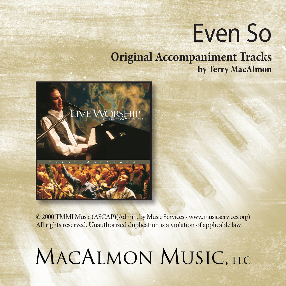 'Even So' - Terry MacAlmon (MP3 Accompaniment Track)