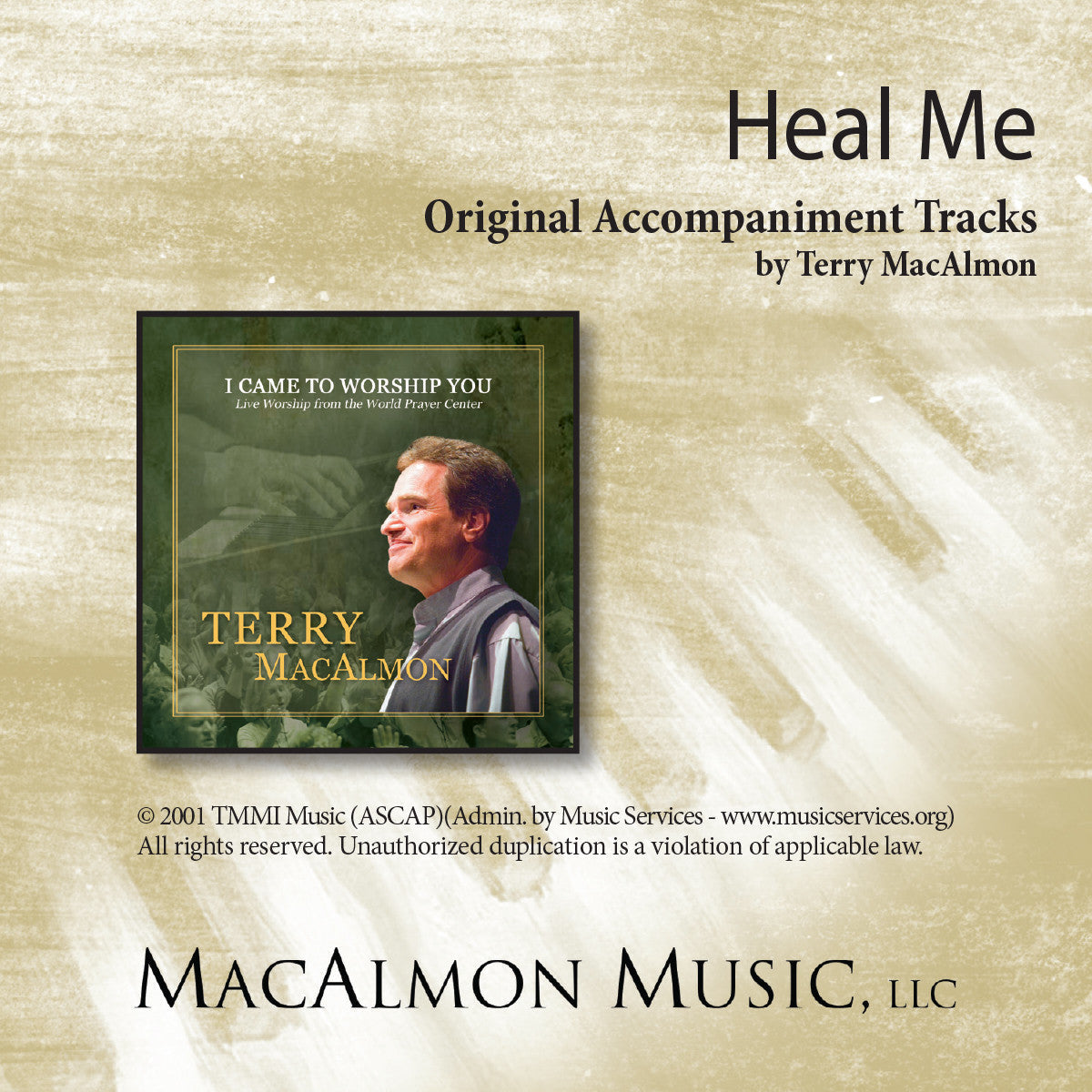 'Heal Me' - Terry MacAlmon (MP3 Accompaniment Track)